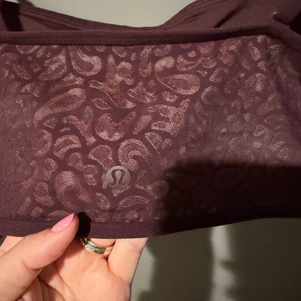 NEW Lululemon PLUM Lace-Back Yoga Bra - Picture 7 of 8